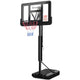 3.05M Basketball Hoop Stand System Ring Portable Net Height Adjustable Black - Dodosales