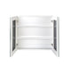 Wall Mounted Bathroom Full Mirror Cabinet Storage 2 Door Vanity Unit White - Afterpay - Zip Pay - Dodosales -