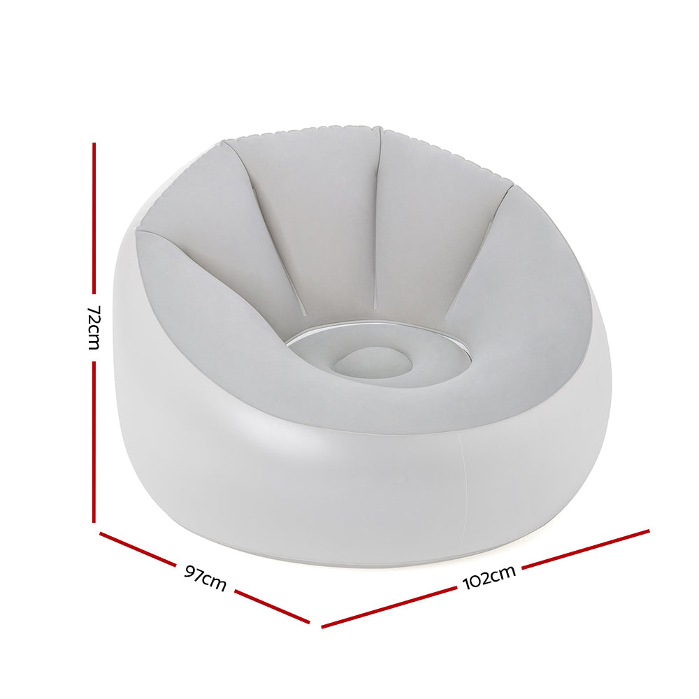 Inflatable Seat Sofa LED Light Chair Outdoor Lounge Cruiser Poolside I ...