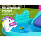 z Kids Inflatable Swimming Pool Above Ground Family Fun Play Slide - Dodosales