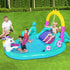 Kids Inflatable Swimming Pool Above Ground Family Fun Play Slide