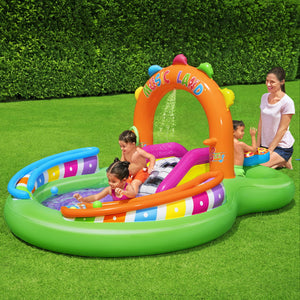 z Inflatable Swimming Play Pool Kids Above Ground Kid Game Toy - Dodosales