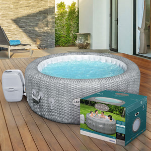 z Inflatable Spa Pool Massage Hot Tub Lay-Z Outdoor Spa Bath Pools - Dodosales