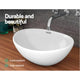 Bathroom Vanity Basin Oval Wash Bowl Sink Ceramic High Gloss - Dodosales