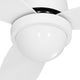 52" Ceiling Fan DC Motor LED Light Remote Control Ceiling Fans White