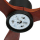 52'' Ceiling Fan LED Light Remote Control Wooden Blades Dark Wood Fans