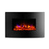 z 2000W Electric Fireplace Heater Wall Mounted 3D Fire Log Wood Effect