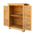 z Storage Cabinet Unit Shelves Outdoor Indoor All Weather Portable Garden Cupboard