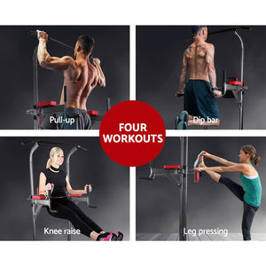 Power Tower 4-IN-1 Multi-Function Station Fitness Gym Equipment Workout - Afterpay - Zip Pay - Dodosales -