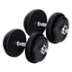 Dumbbells Set 20KG Weight Training Plates Home Gym Fitness Exercise Dumbbell - Dodosales