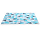 Soft Short Pile Floor Rug 200x290cm Rectangular Flooring Mat Carpet Blue Tone - Dodosales