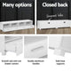 TV Stand Entertainment Unit with Drawers Shelves Cupboard Cabinet - White - Dodosales