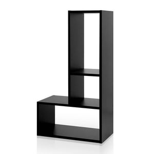 Display Shelf Do It Yourself Combination L Shape Unit Shelving Stand Black - Dodosales