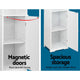 Bathroom Tallboy Furniture Toilet Storage Cabinet Laundry Cupboard Tall Shelves White - Dodosales
