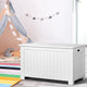 Kids Toy Box Nursery Toybox Furniture Chest Linen Storage White - Dodosales