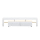 189cm High Gloss Front TV Stand Cabinet Entertainment Unit RGB LED Light Drawers White - Afterpay - Zip Pay - Dodosales -