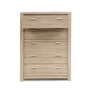 Chest Of drawer 5 Drawers Dresser Cabinet Tallboy Storage Bedroom Furniture - Dodosales