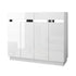 120cm High Gloss  Cabinet Shoe Storage Rack Cupboard White Drawers
