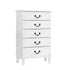Chest of Drawer Tallboy Dresser Table Storage Cabinet Bedroom Hampton Style