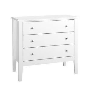 Chest of Drawers Storage Cabinet Sideboard Table Dresser Tallboy White - Dodosales