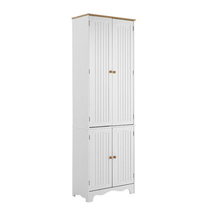 Cupboard Storage Cabinet Pantry Wardrobe Shelf Tallboy Kitchen Laundry - Dodosales