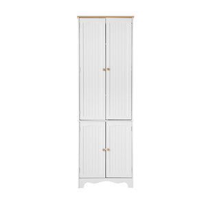 Cupboard Storage Cabinet Pantry Wardrobe Shelf Tallboy Kitchen Laundry - Dodosales