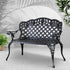 z Cast Aluminium Garden Bench Seat Patio Porch Park Seating Outdoor Furniture