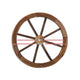 2 x Wagon Wheel Garden Decor Rustic Charm Indoor Outdoor Weatherproof 60cm