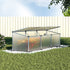 Aluminium Greenhouse Green House Polycarbonate Garden Flower House 180cm