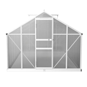 Aluminium Greenhouse Polycarbonate Green House Garden Shed Nursery House 4.2x2.5M