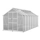 Aluminium Greenhouse Polycarbonate Green House Garden Shed Nursery House 4.7x2.5M