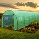 6M Dome Greenhouse Green House Steel Frame Hot Shade Plants Seedlings - Dodosales