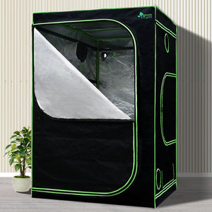 Hydroponic Grow Tent Aluminium Foil Lining Seed Plant Growing Room Easy Install 1.5M - Dodosales