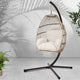 z Egg Hanging Swing Chair Furniture Stand Wicker Rattan Hammock Pod Seat - Dodosales