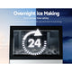 Commercial Ice Making Machine 45kg/24Hrs Ice Cube Maker Tray Bar Stainless Steel