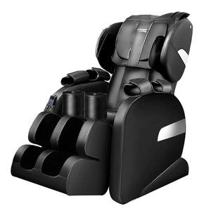 Electric Massage Chair Full Body Zero Gravity Shiatsu Recliner Armchair - Black - Dodosales