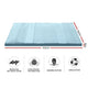 8cm Memory Foam Mattress Topper 7 Zone Cool Gel Bamboo - Queen