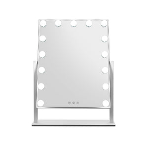 z Hollywood Makeup Mirror w/ 15 Dimmable Bulb Lighted Beauty Dressing Mirror - Dodosales