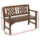 Wooden Garden Bench Chair Outdoor Furniture Décor Patio Deck 2 Seater - Dodosales