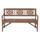 Wooden Garden Bench Chair Outdoor Furniture Décor Patio Deck 3 Seater