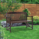 Wooden Garden Bench Chair Outdoor Furniture Décor Patio Deck 3 Seater - Dodosales