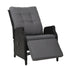 Wicker Recliner Chair Sun lounge Setting Outdoor Furniture Patio Armchair Sofa