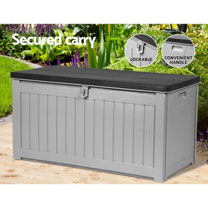 190L Outdoor Storage Box Bench Seat Toy Tool Shed Chest - Afterpay - Zip Pay - Dodosales -