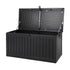 270L Outdoor Storage Box Bench Seat Toy Tool Shed Chest Black