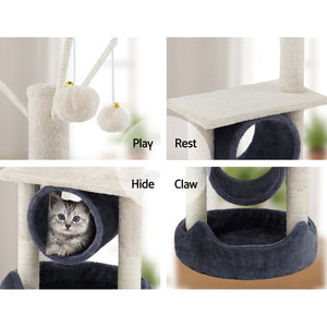 z Cat Tree Scratching Post 76cm Scratcher Tower Condo House Hanging toys