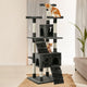 180cm Multi Level Cat Scratching Post Cat Tree Pole Perch Climb Bed Cube Ladder Cat Tower - Dodosales