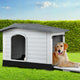 Dog Kennel Outdoor PP Pet House Puppy Large Outside home Weatherproof - Dodosales