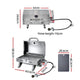 Portable Gas BBQ One Burner Barbeque Thermometer Cooking Grill - Afterpay - Zip Pay - Dodosales -
