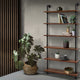 DIY Wooden Industrial Wall Pipe Shelf Rustic Floating Decor Bookshelf Shelving 90cm