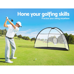 z 3.5M Golf Practice Net Portable Training Aid Driving Target Mat Soccer